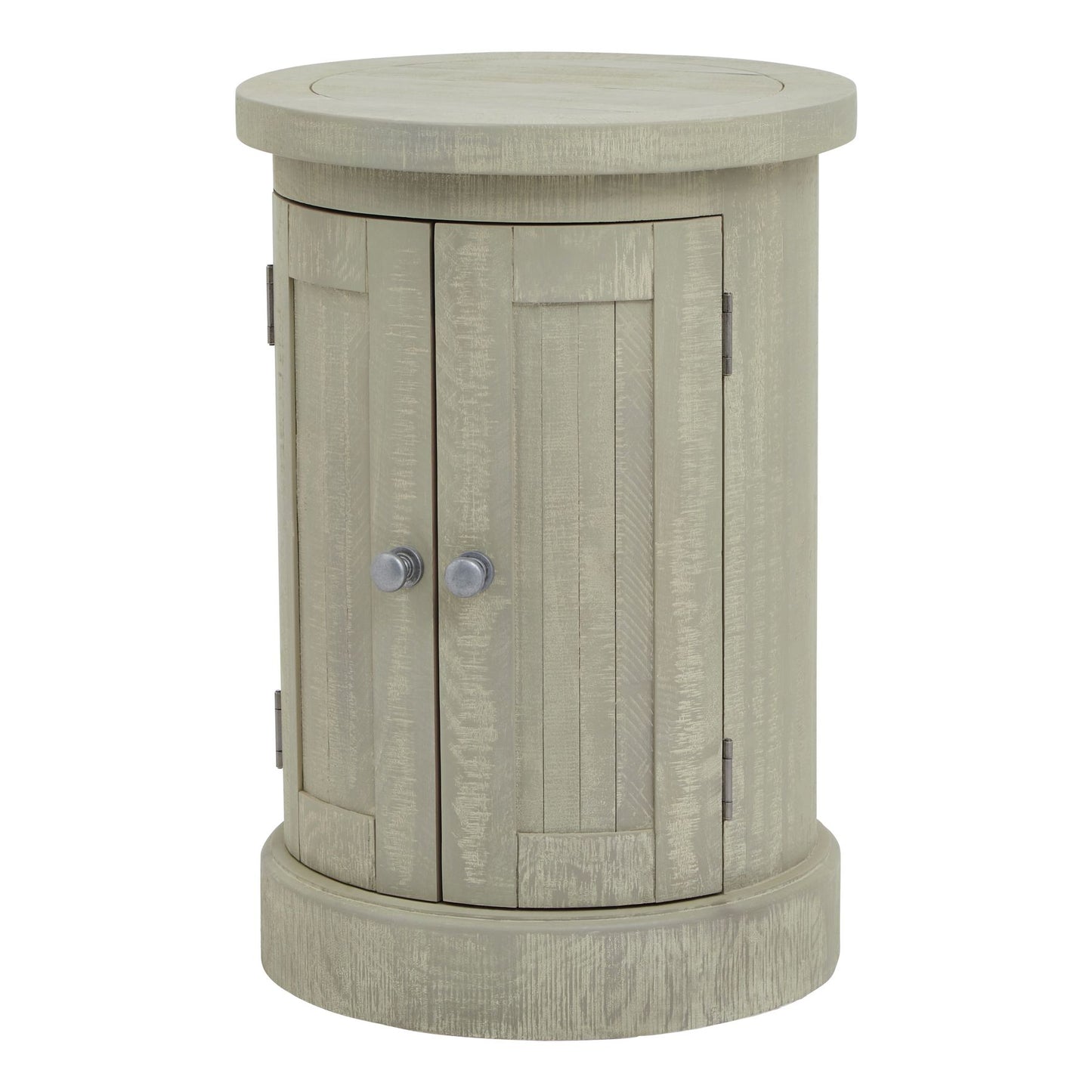 Whitewash Collection Round 2 Door Cupboard