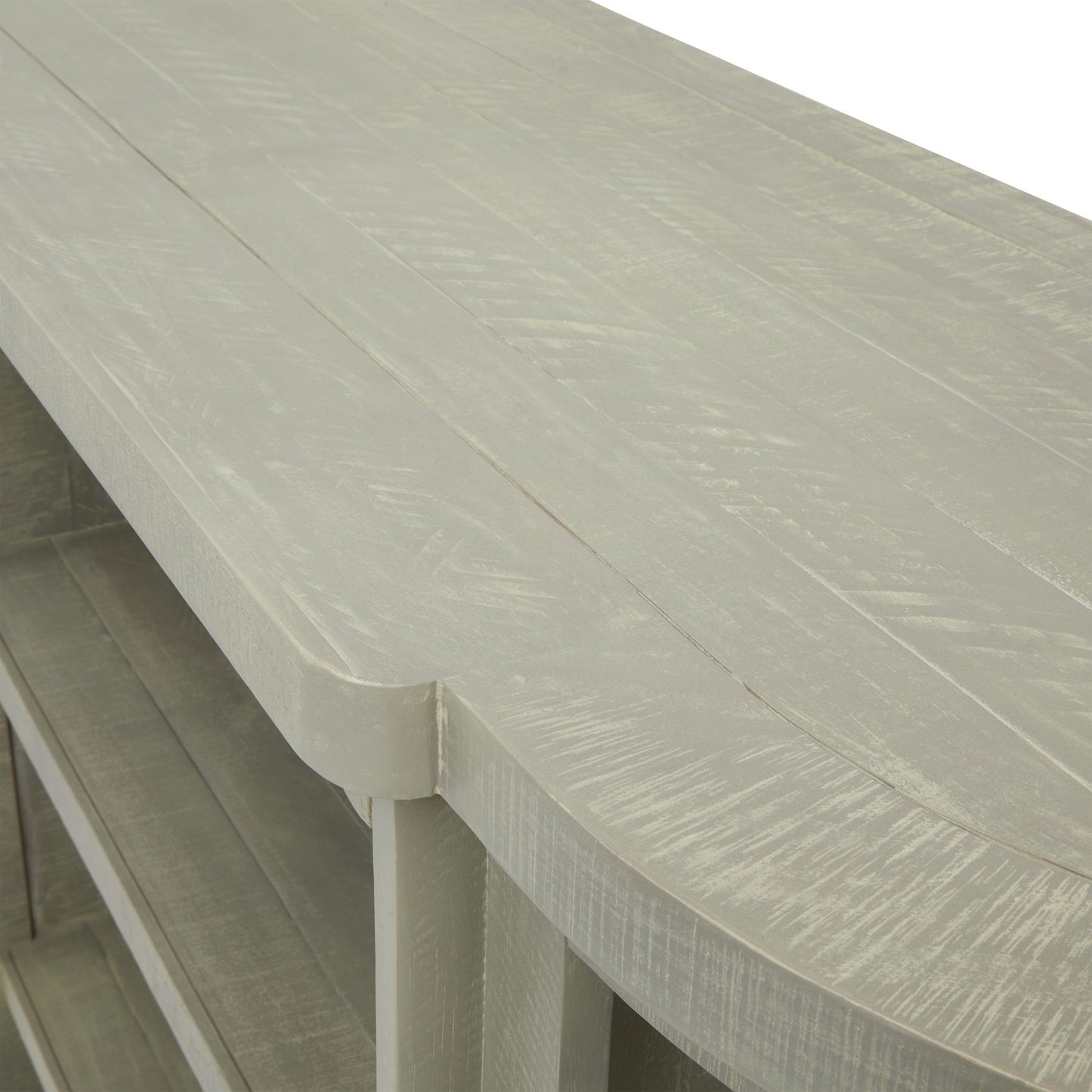 Whitewash Collection 3-Shelf Dresser Top