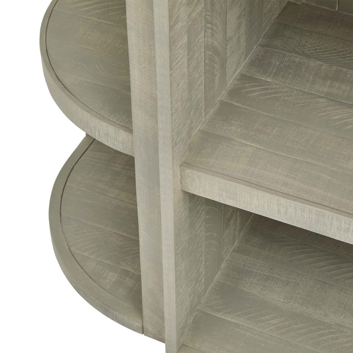 Whitewash Collection 3-Shelf Dresser Top