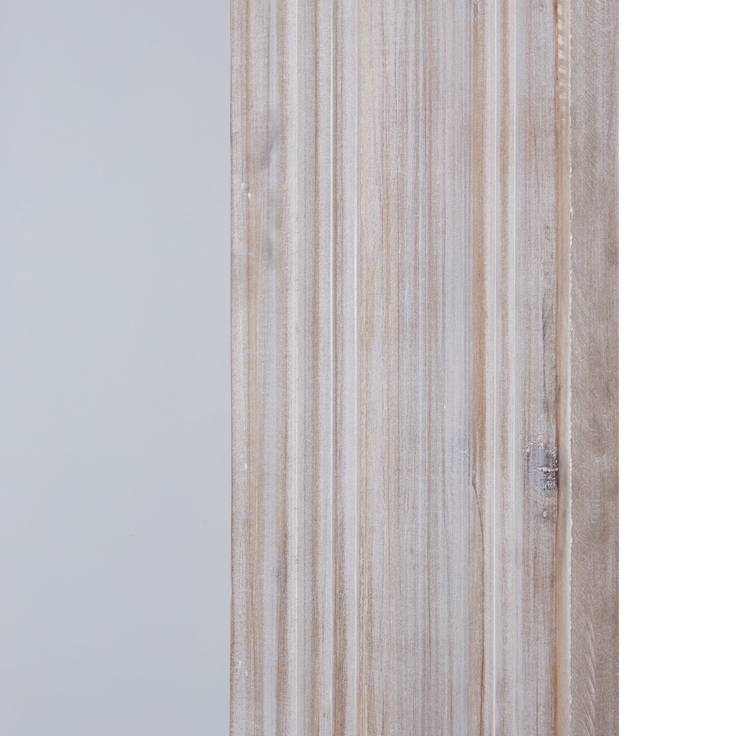White Washed Large Mirror