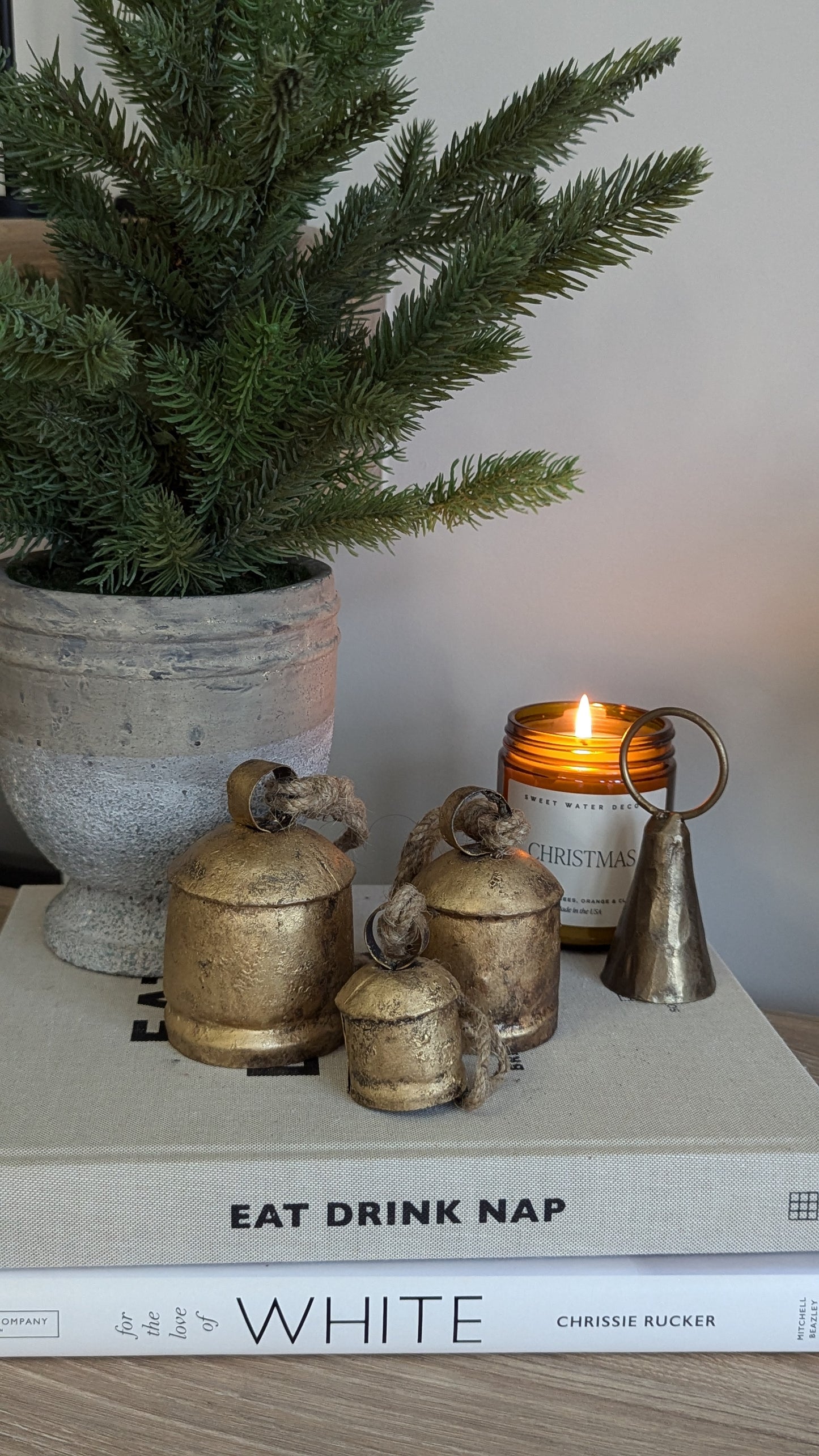 Set of 3 Brass Bells