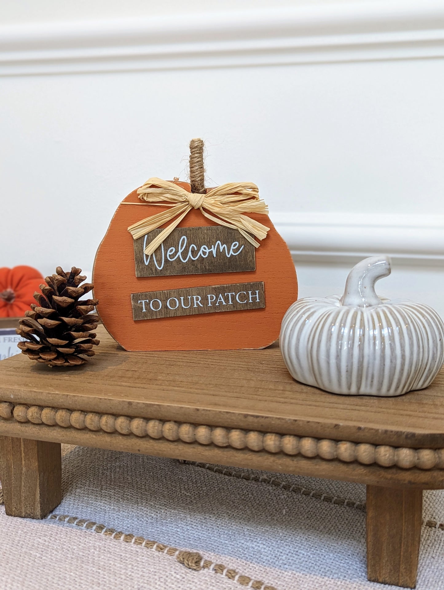 Wooden Pumpkin Blocks