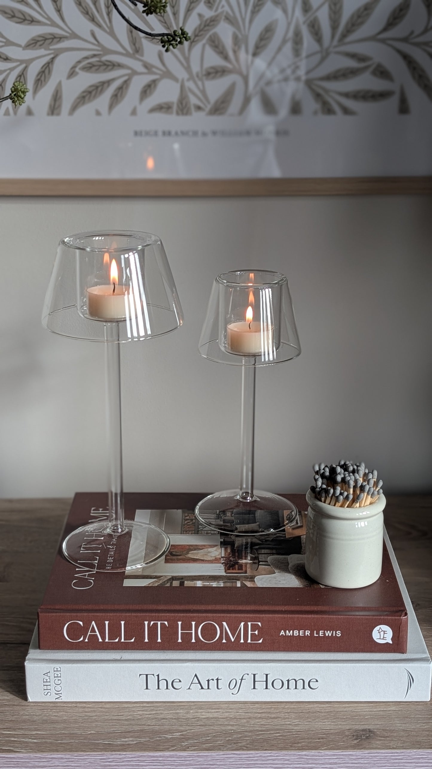 Glass Tealight Lanterns