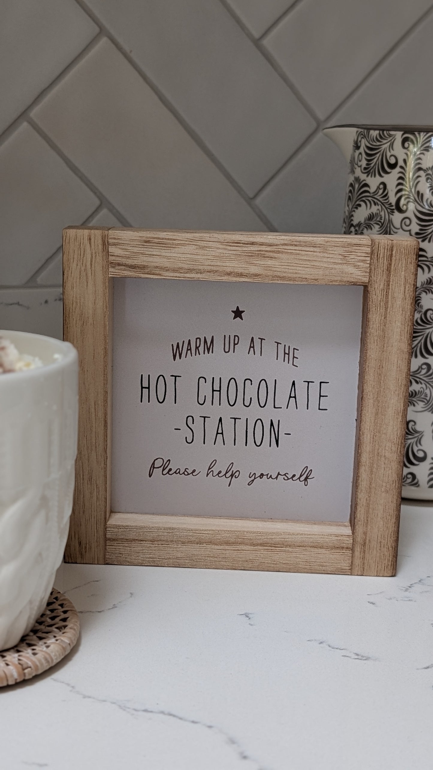 Hot Chocolate Station Plaques