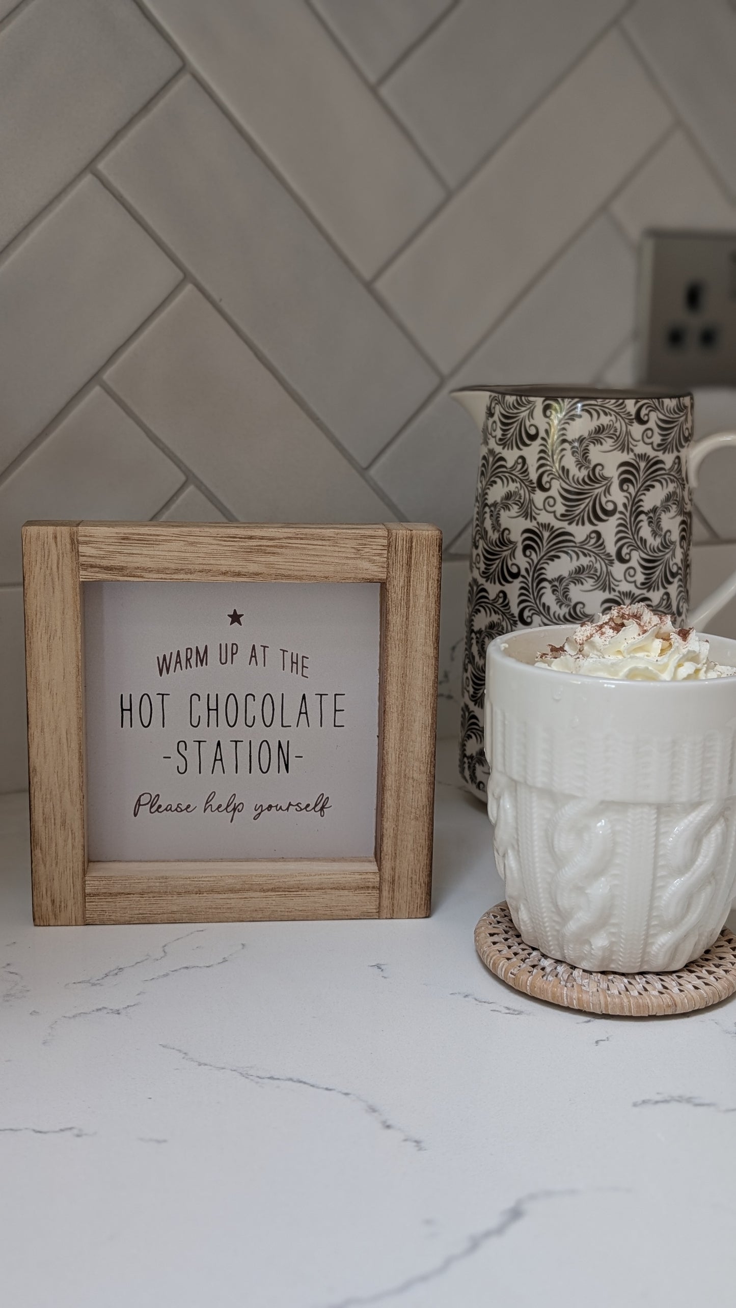 Hot Chocolate Station Plaques