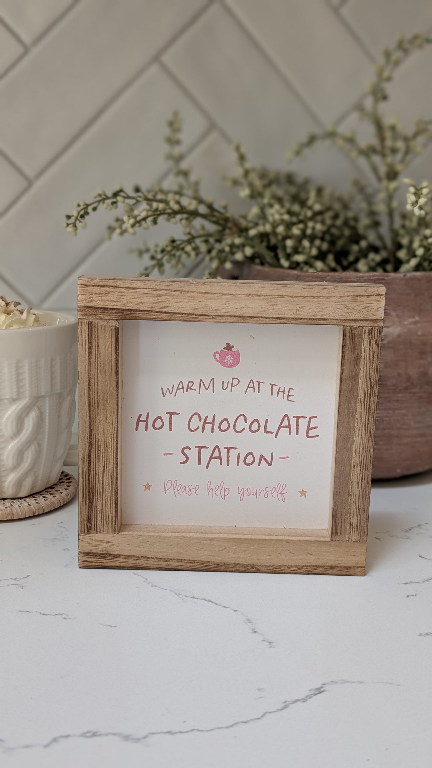 Hot Chocolate Station Plaques