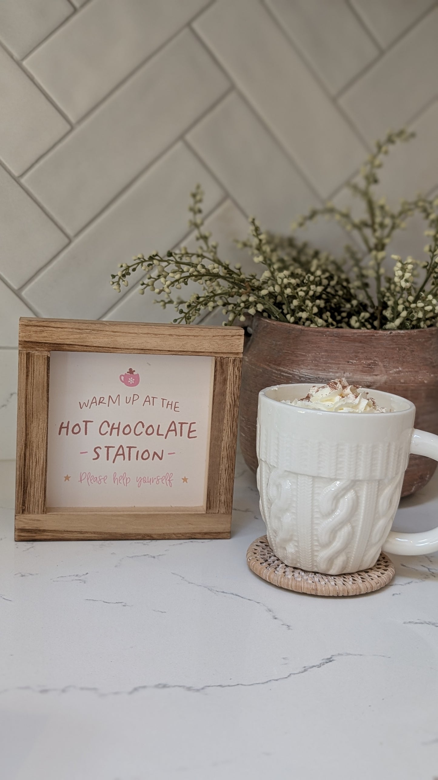 Hot Chocolate Station Plaques