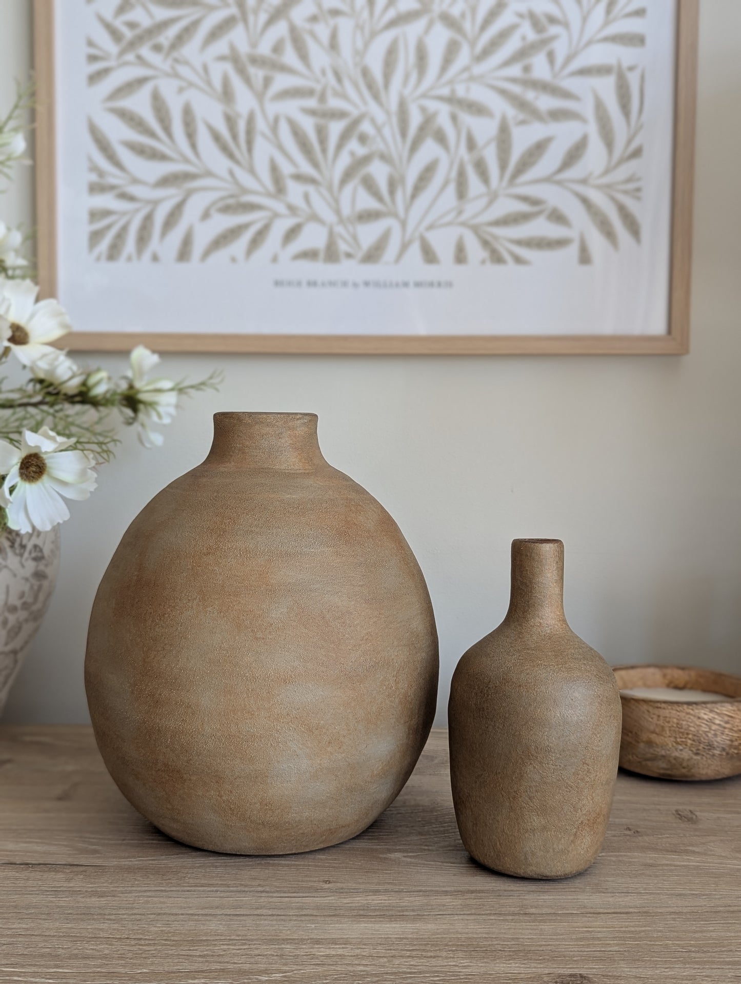 Brown Melange Vases