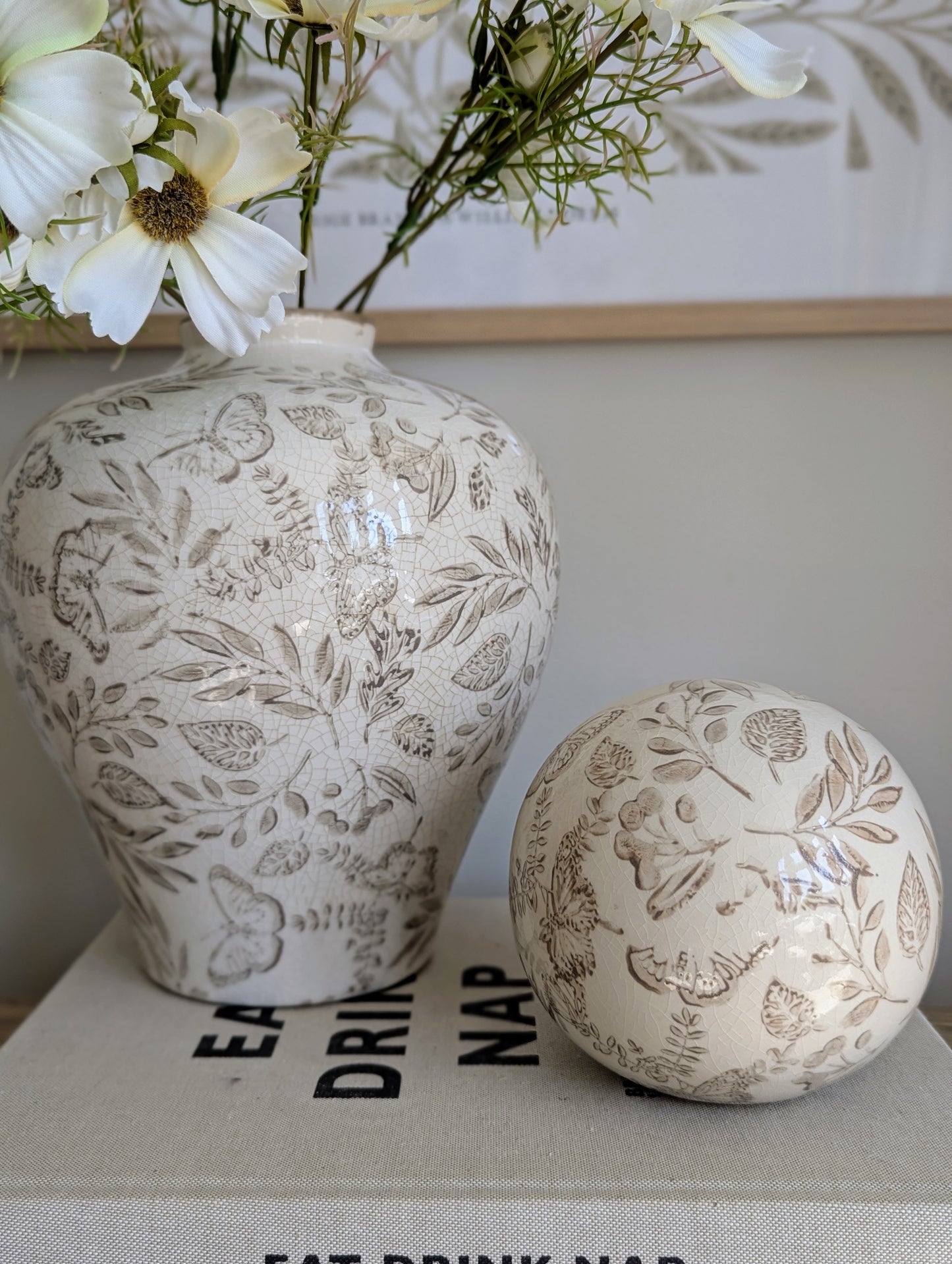 Vintage Floral Vase