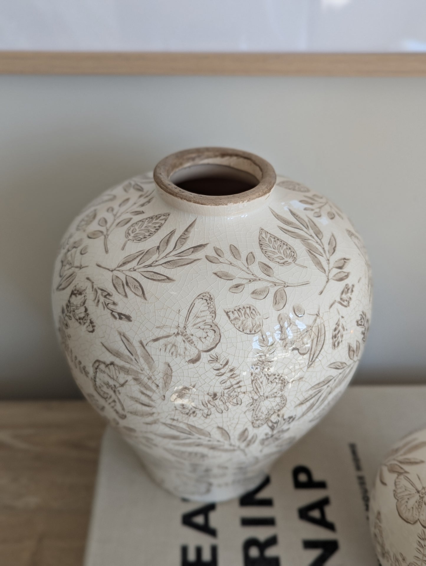 Vintage Floral Vase