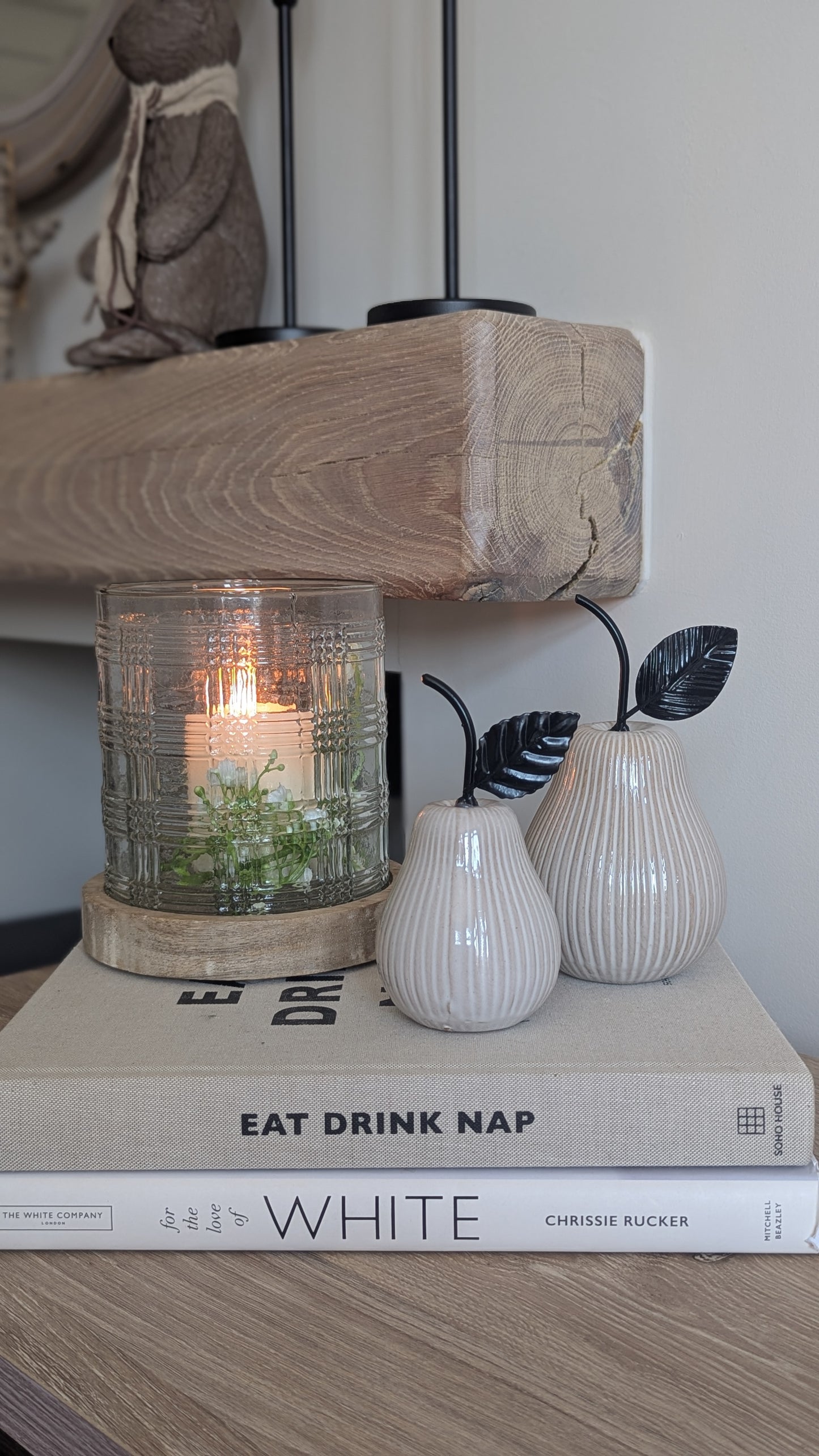 Rustic Pear Ornament