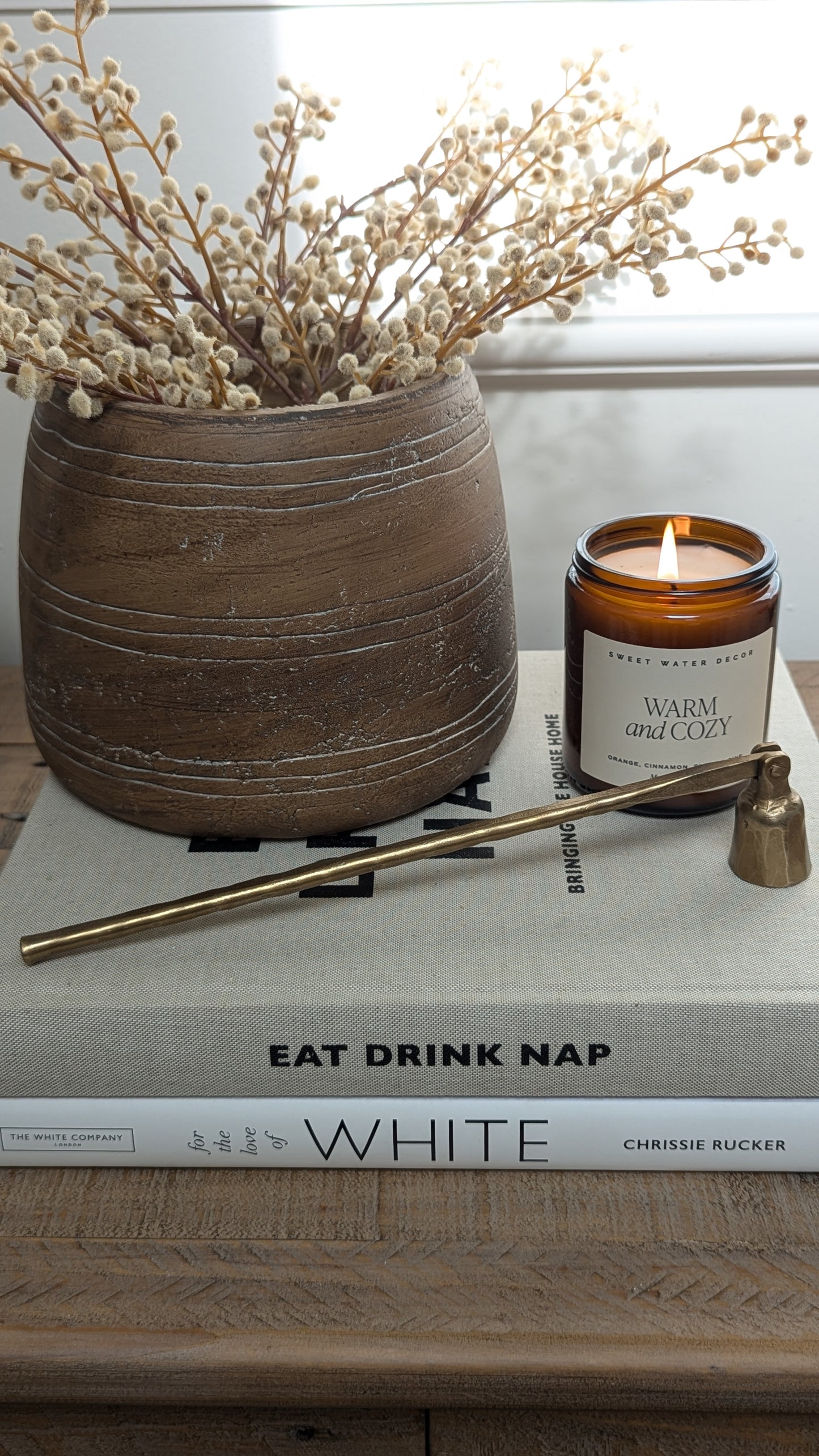 Forged Brass Candle Snuffer