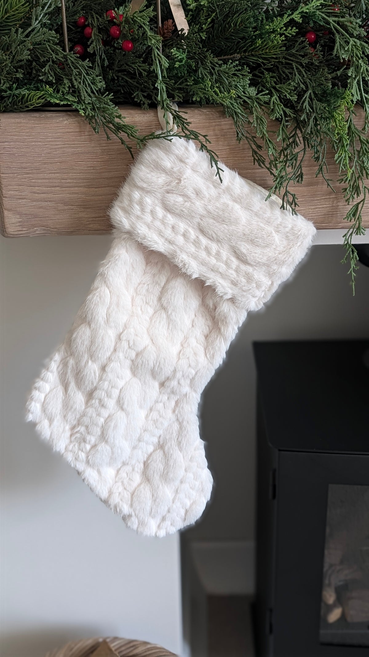Faux Fur Stocking