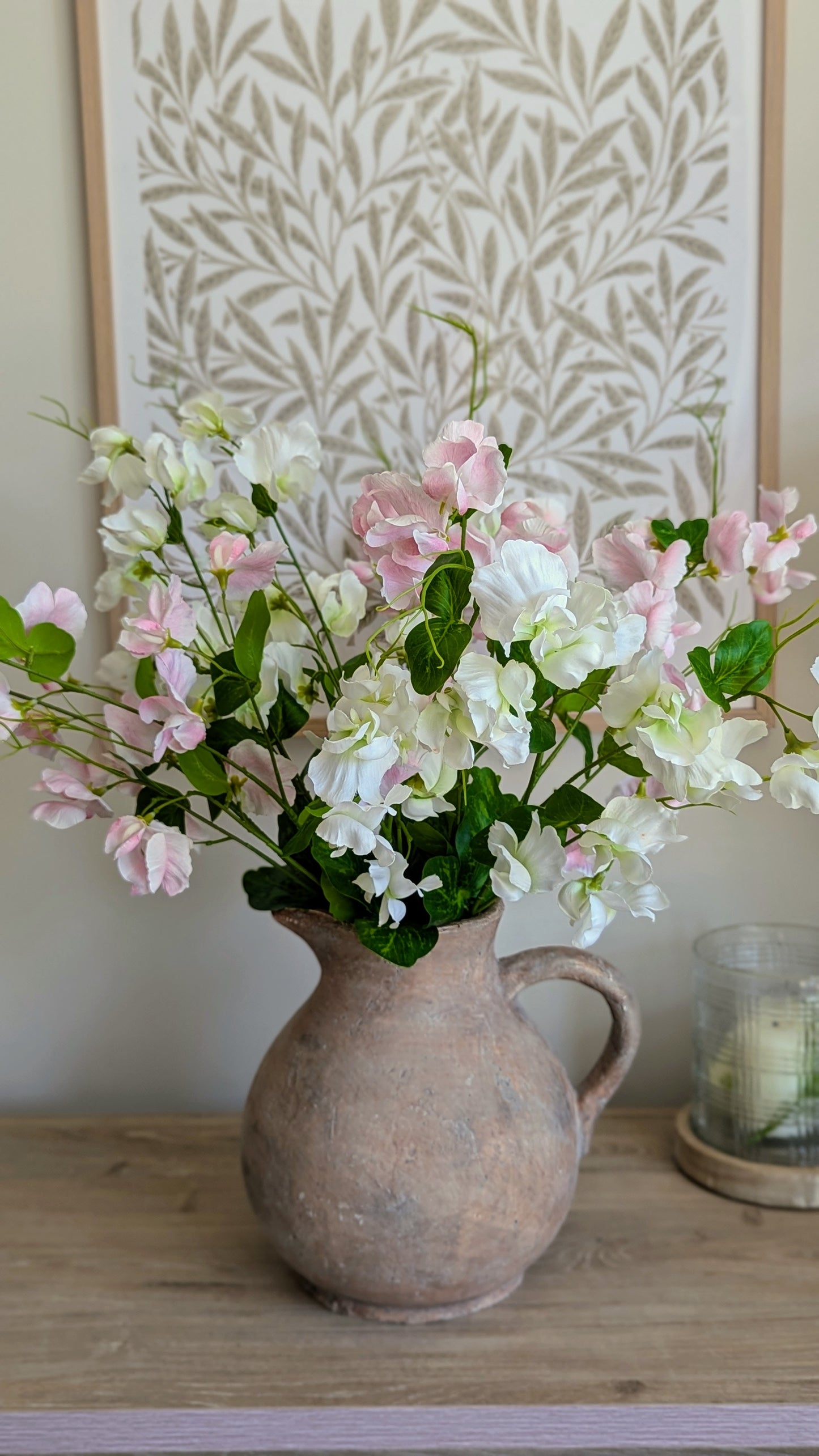White Sweetpea Stems