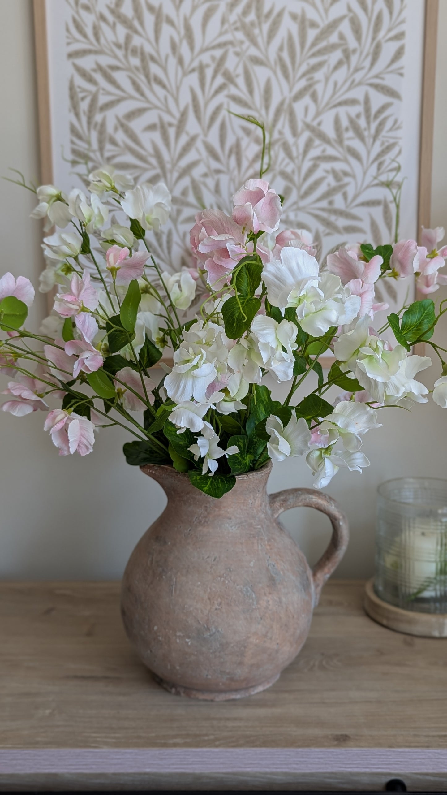 White Sweetpea Stems