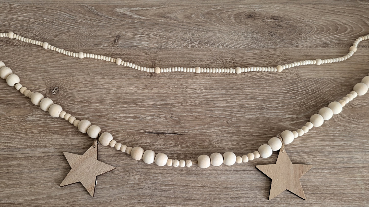 Beaded Star Garland