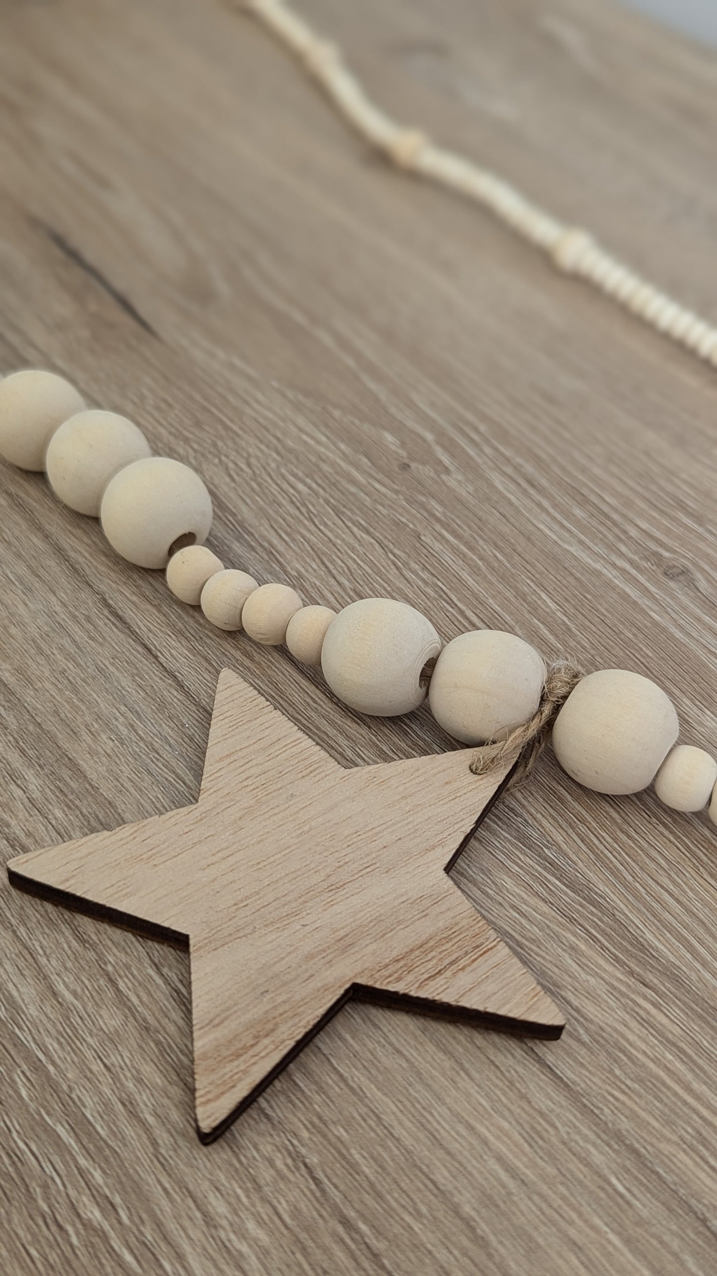 Beaded Star Garland
