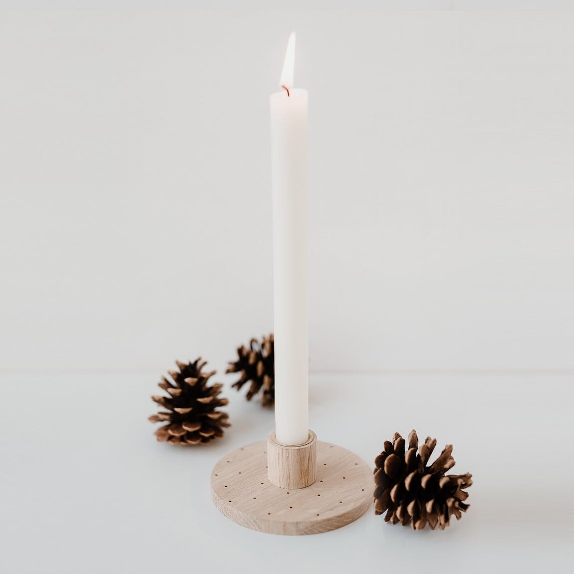 Oak Candlestick