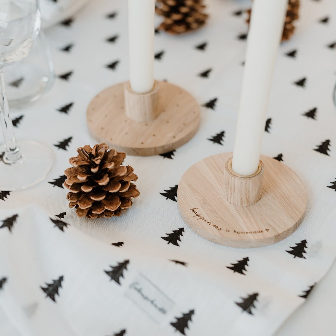 Oak Candlestick
