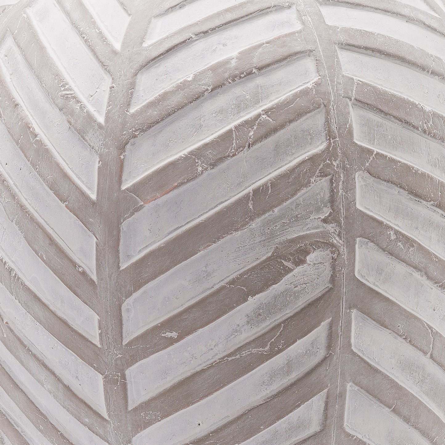 Bloomville Stone Chevron Vase