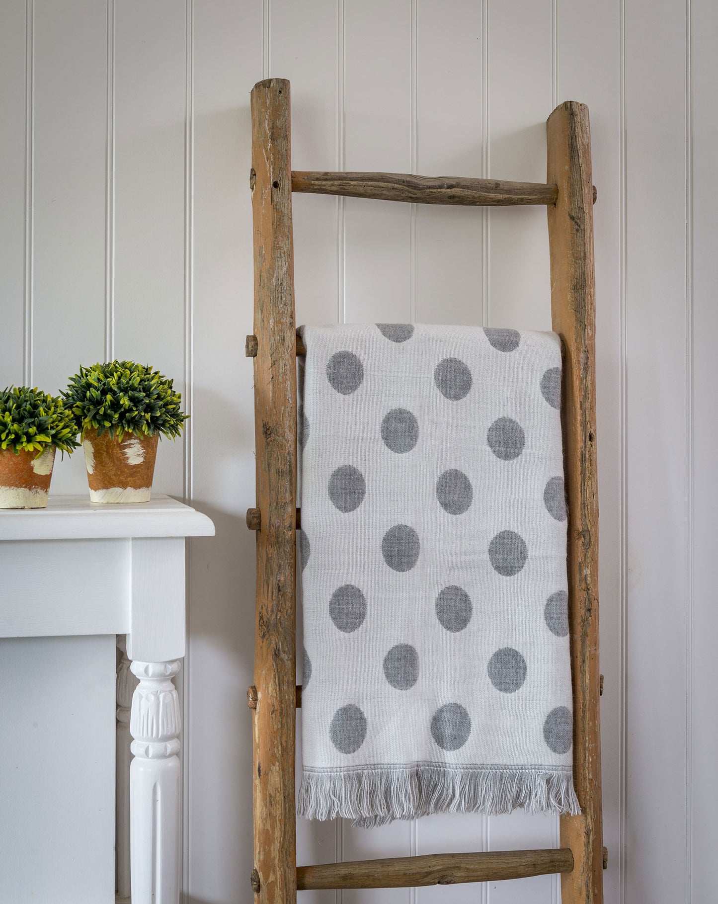 Polka Dot Two-Way Throw