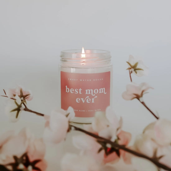 Best Mom Ever Candle Jar
