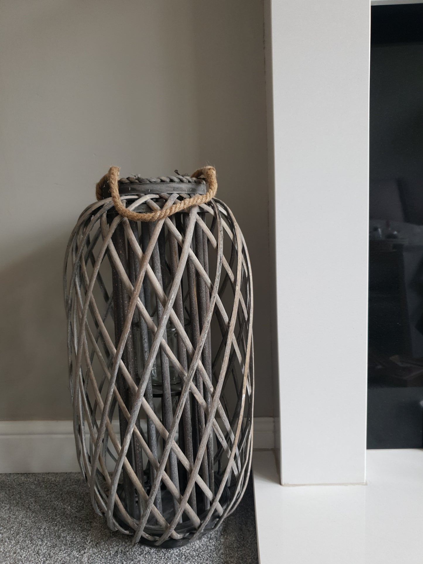 Rustic Willow Lantern