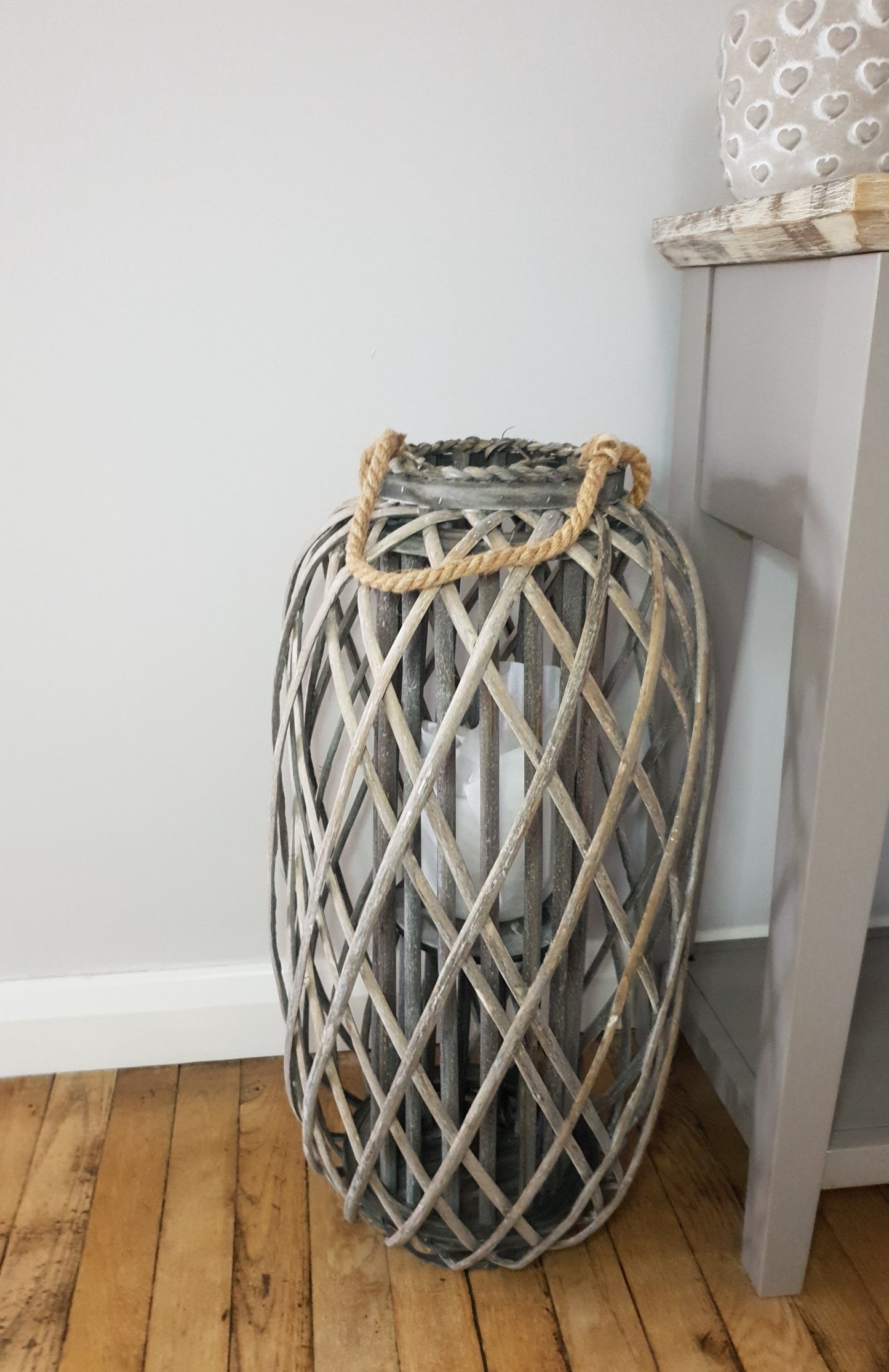 Rustic Willow Lantern