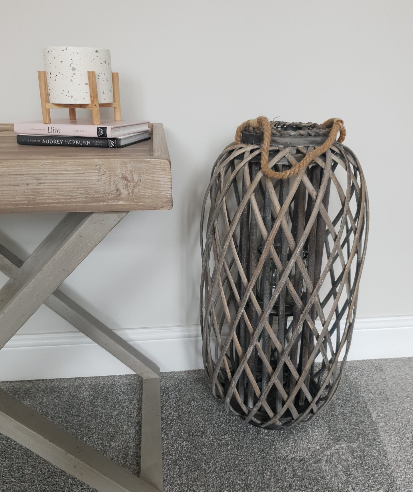 Rustic Willow Lantern