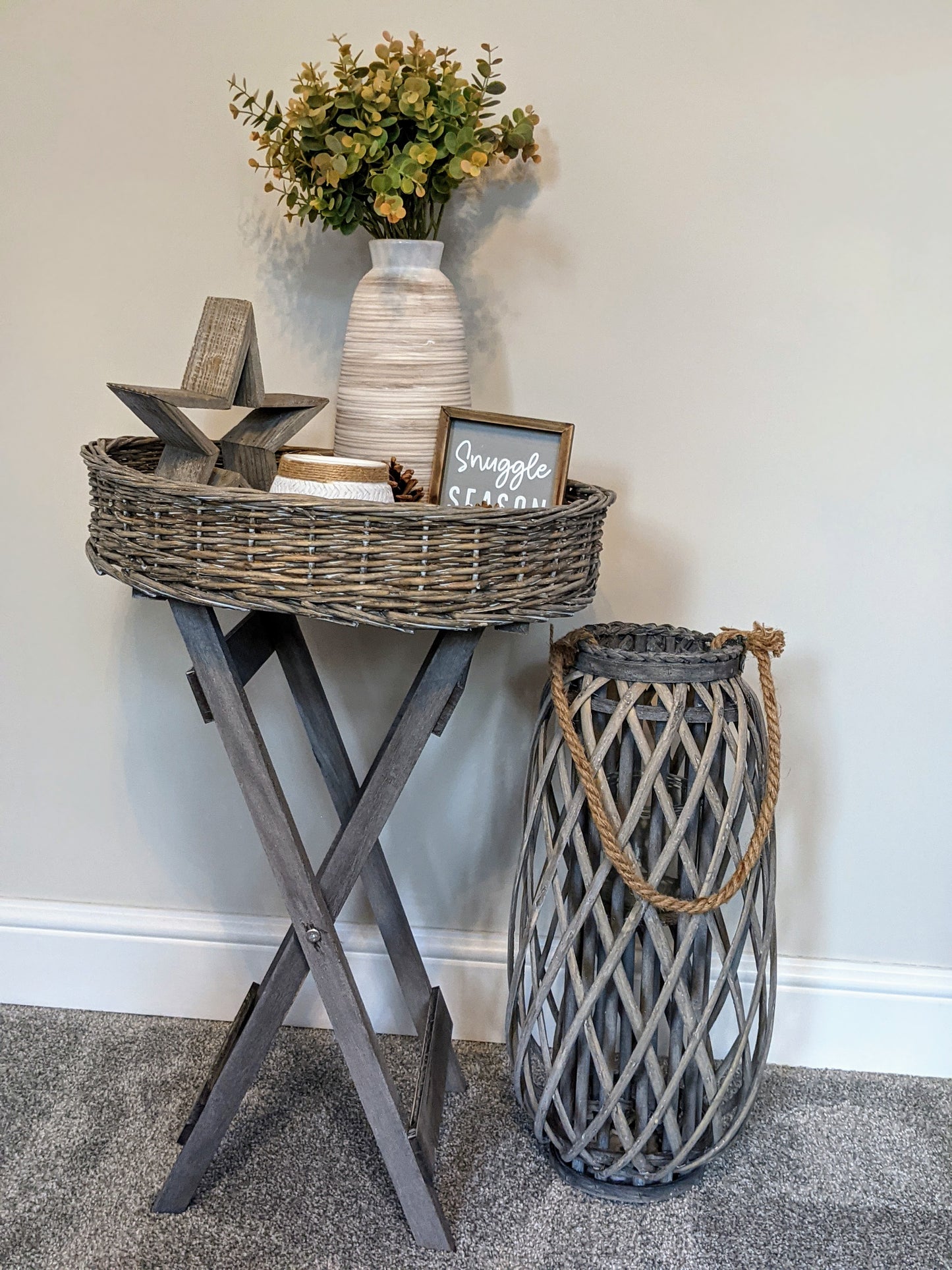 Rustic Willow Lantern