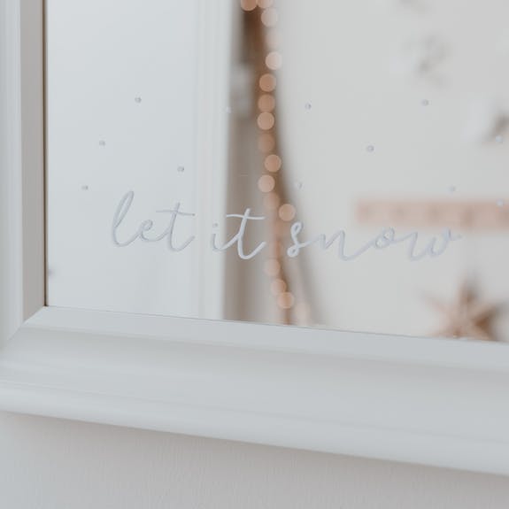 Let It Snow Sticker