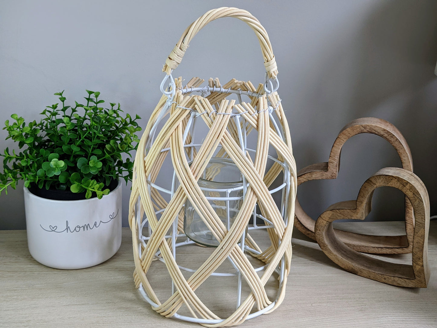 Natural Woven Lantern
