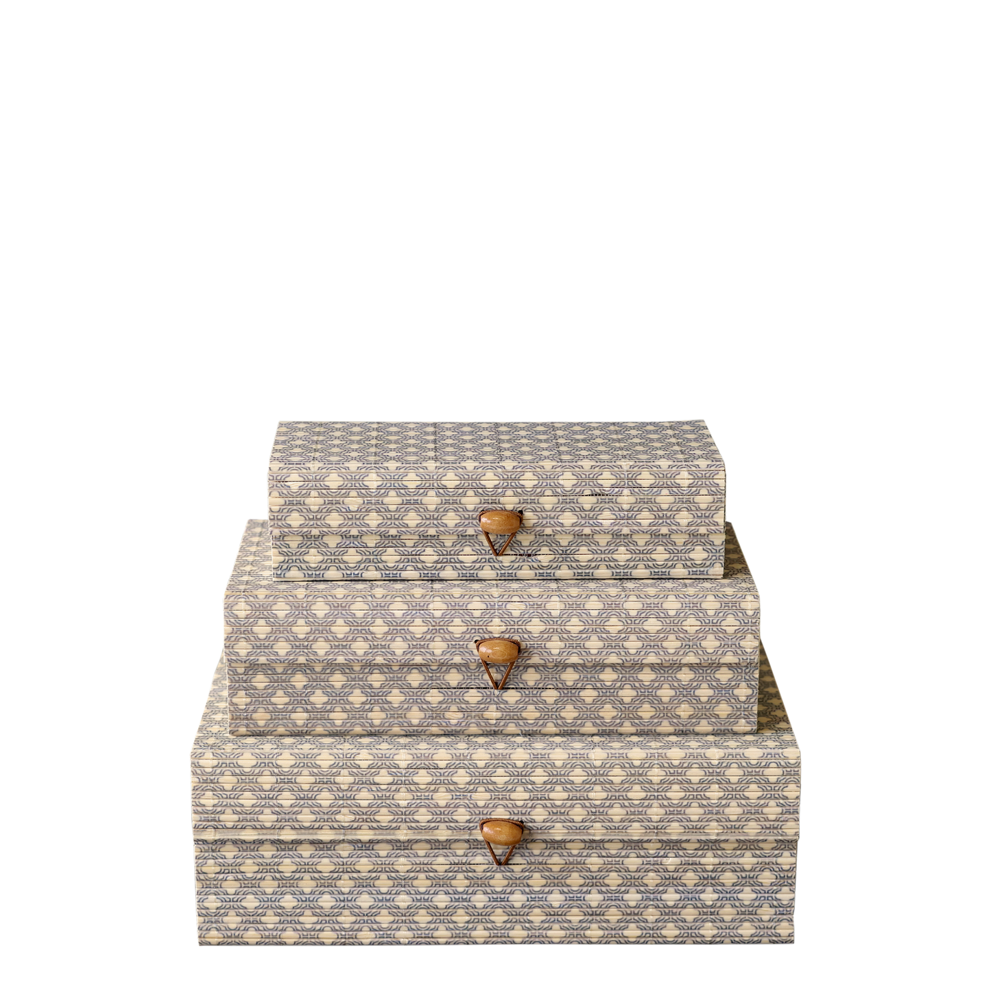 Set of 3 Bamboo Boxes