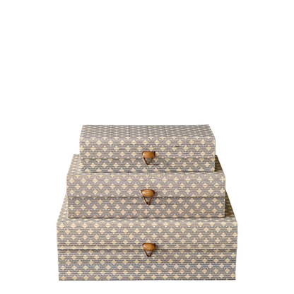 Set of 3 Bamboo Boxes