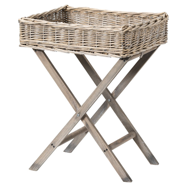 Wicker Side Table