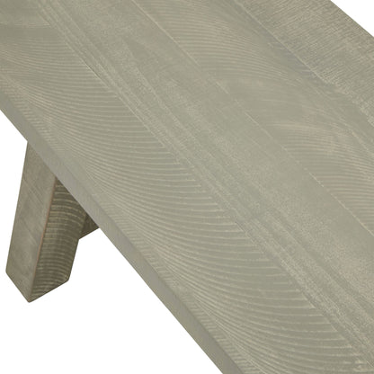 Whitewash Collection Dining Bench