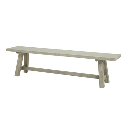 Whitewash Collection Dining Bench