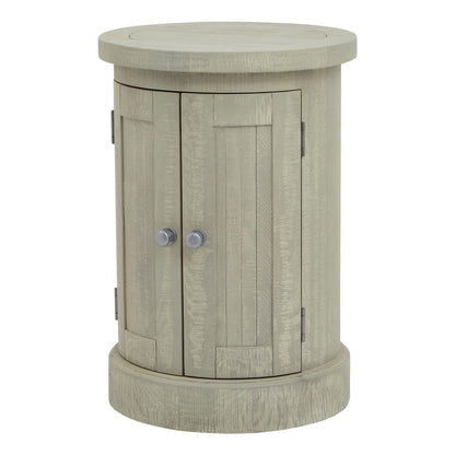 Whitewash Collection Round 2 Door Cupboard