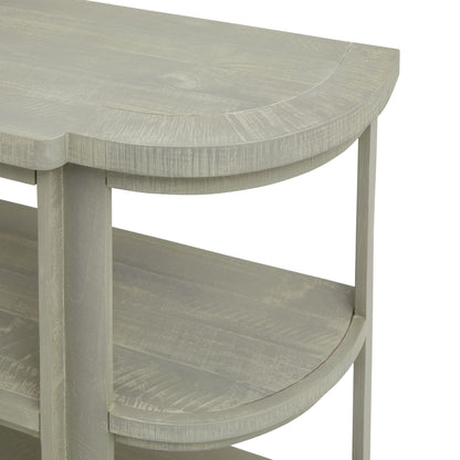 Whitewash Collection 2 Shelf Console Table