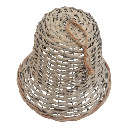 Wicker Bell Decoration