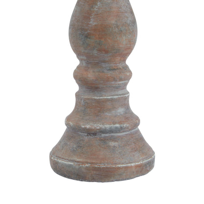 Rustic Brown Candlesticks
