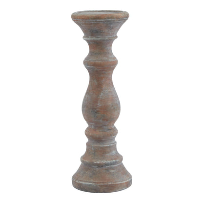 Rustic Brown Candlesticks