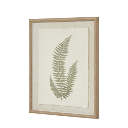 Beaded Frame Fern Art