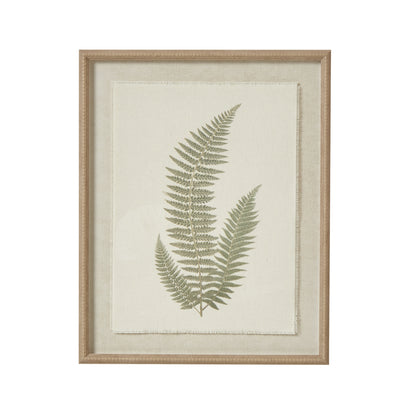 Beaded Frame Fern Art