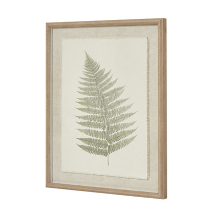 Beaded Frame Fern Art