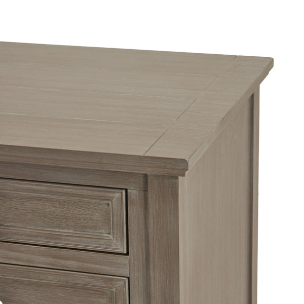 The Seraphina Collection Three Drawer Bedside Table