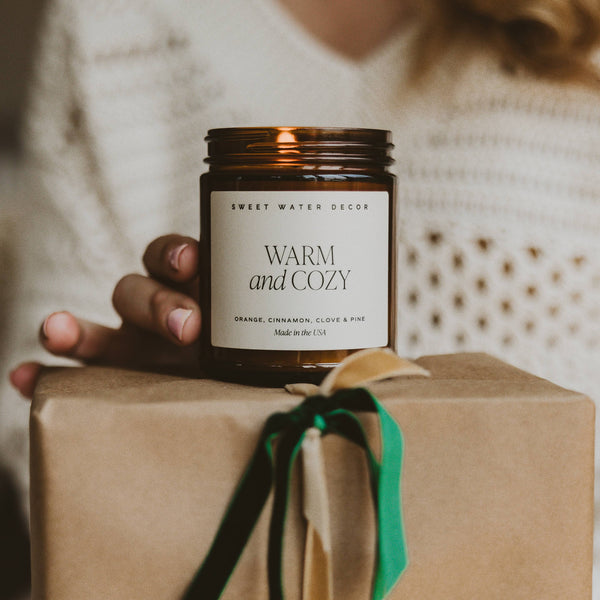 Warm and Cozy Amber Candle