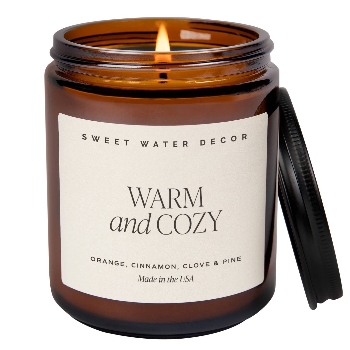 Warm and Cozy Amber Candle