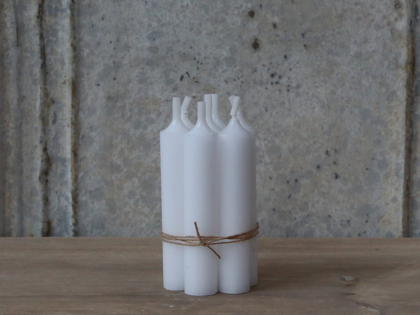 White Dinner Candle Bundle