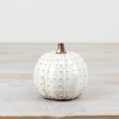Set of 2 Embossed Pumpkins